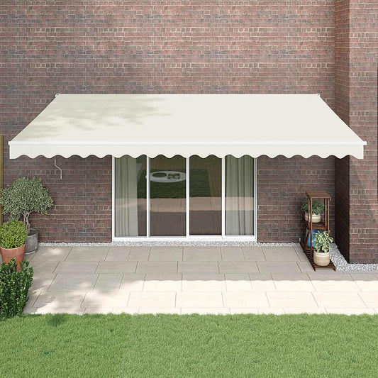 Tenda Sole Automatica Retrattile Crema 5x3 m | homemem39