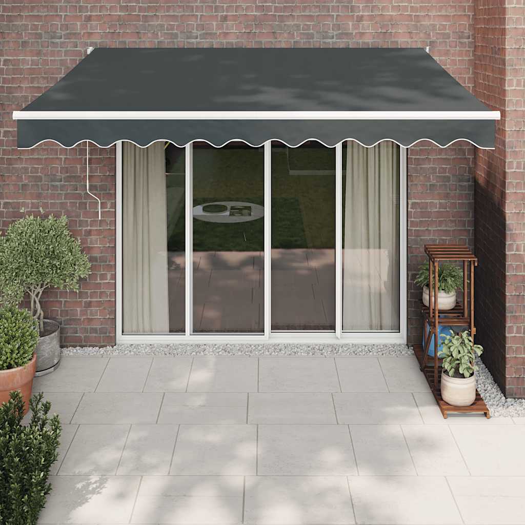 Tenda Sole Automatica Retrattile Antracite 3x2,5 m | homemem39