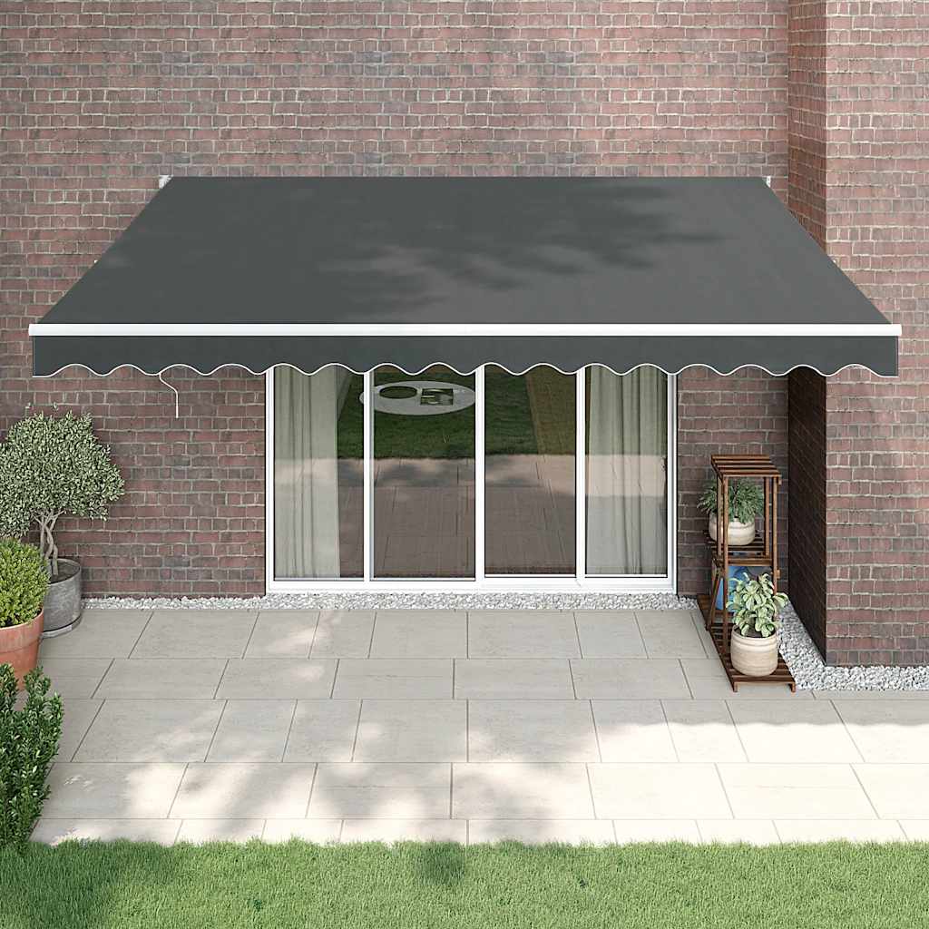 Tenda Sole Automatica Retrattile Antracite 4x3 m | homemem39