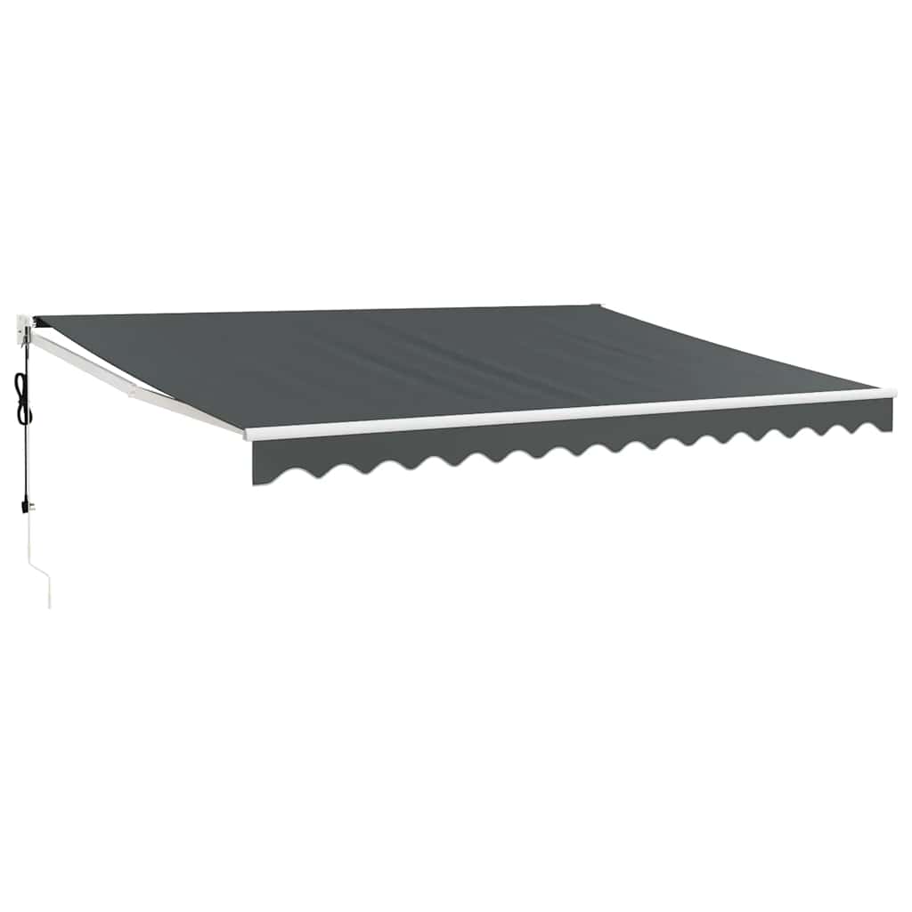 Tenda Sole Automatica Retrattile Antracite 5x3 m | homemem39