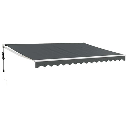 Tenda Sole Automatica Retrattile Antracite 5x3 m | homemem39