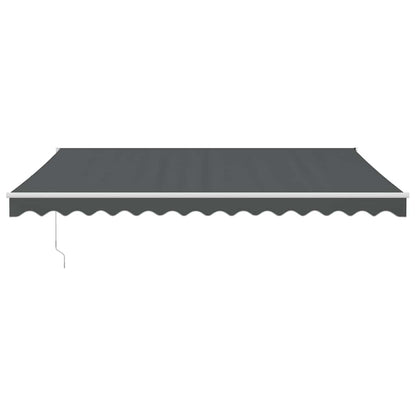 Tenda Sole Automatica Retrattile Antracite 5x3 m | homemem39
