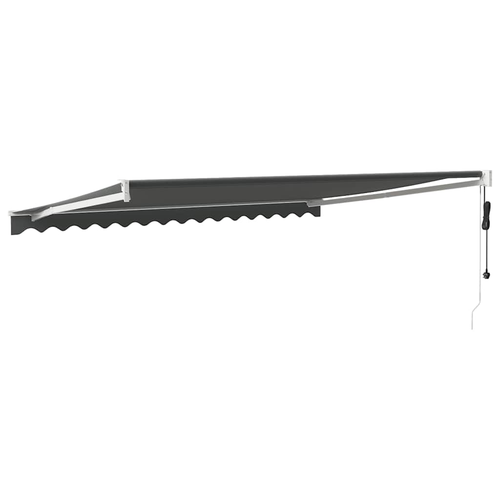 Tenda Sole Automatica Retrattile Antracite 5x3 m | homemem39
