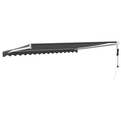 Tenda Sole Automatica Retrattile Antracite 5x3 m | homemem39