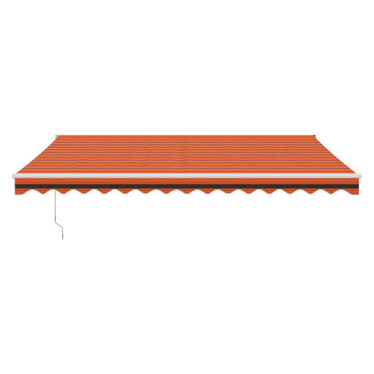 Tenda Sole Automatica Retrattile Arancione e Marrone 4,5x3 m | homemem39
