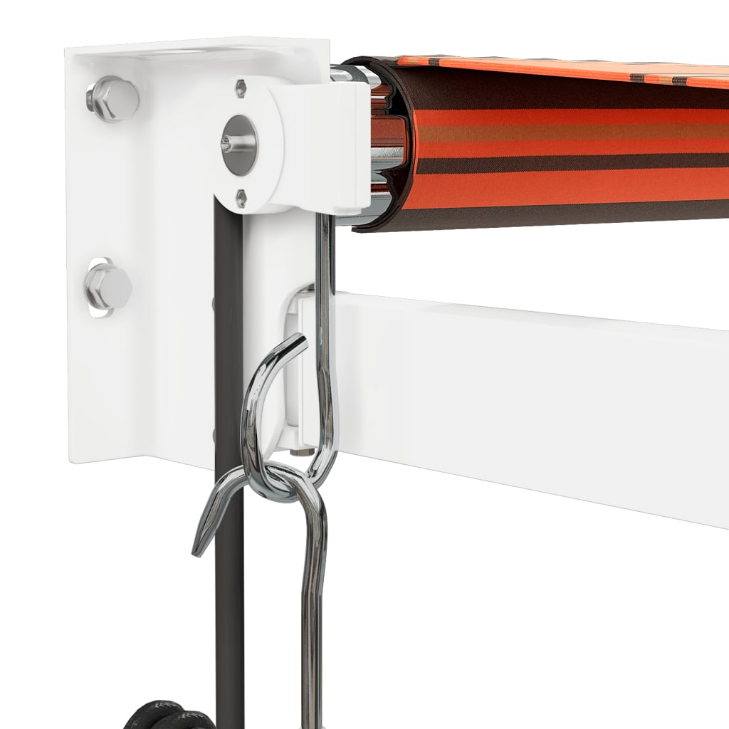 Tenda Sole Automatica Retrattile Arancione e Marrone 4,5x3 m | homemem39
