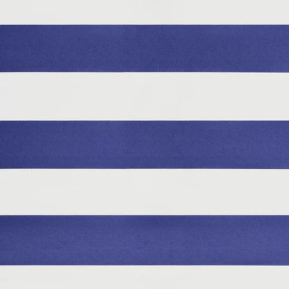 Tenda Sole Automatica Retrattile Blu e Bianca 3x2,5 m