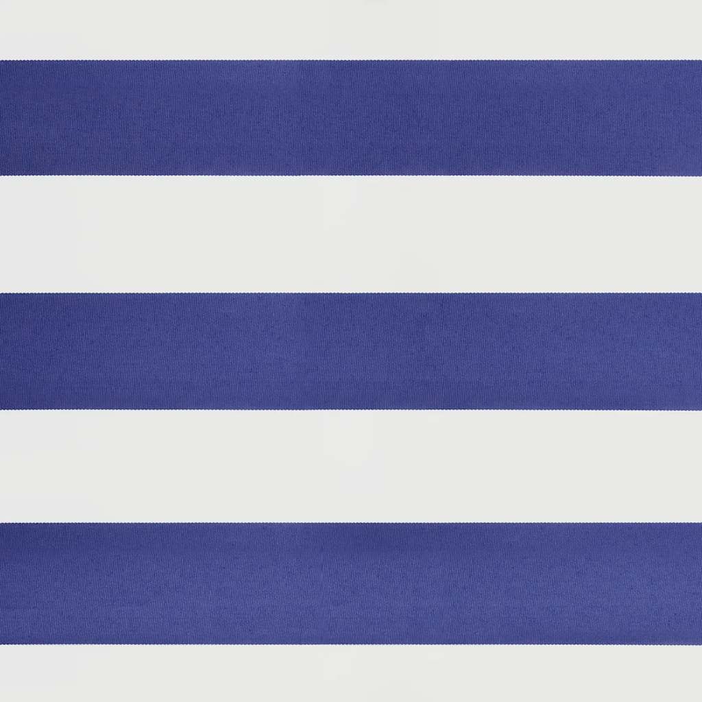 Tenda Sole Automatica Retrattile Blu e Bianca 3,5x2,5 m