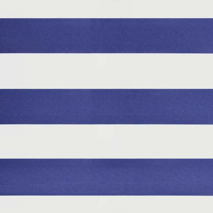 Tenda Sole Automatica Retrattile Blu e Bianca 3,5x2,5 m