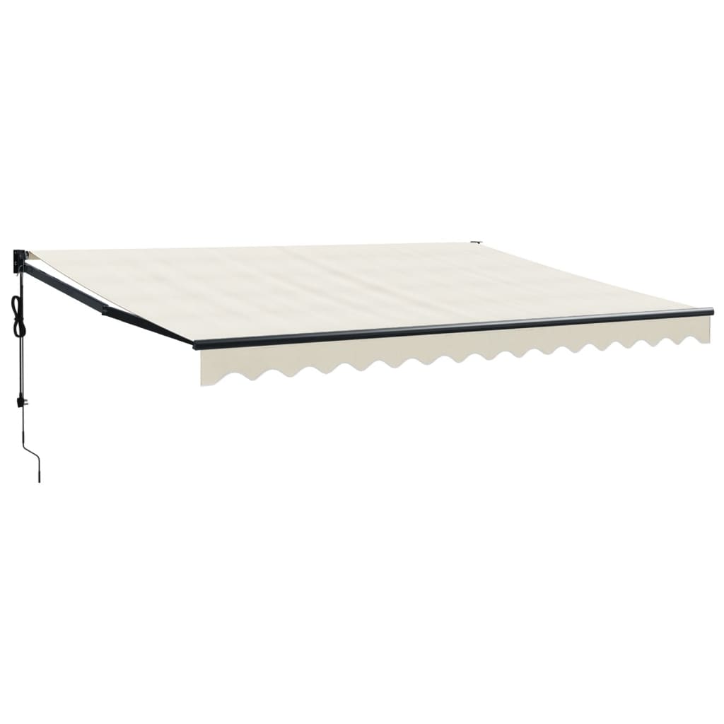 Tenda Sole Automatica Retrattile Crema 4,5x3 m | homemem39