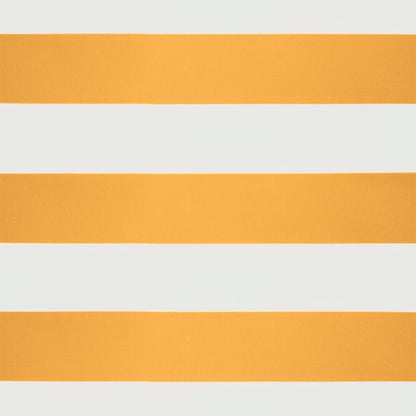 Tenda Sole Automatica Retrattile Gialla e Bianca 3x2,5 m