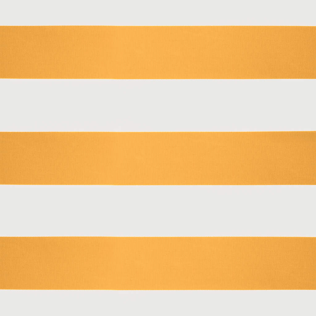 Tenda Sole Automatica Retrattile Gialla e Bianca 3,5x2,5 m