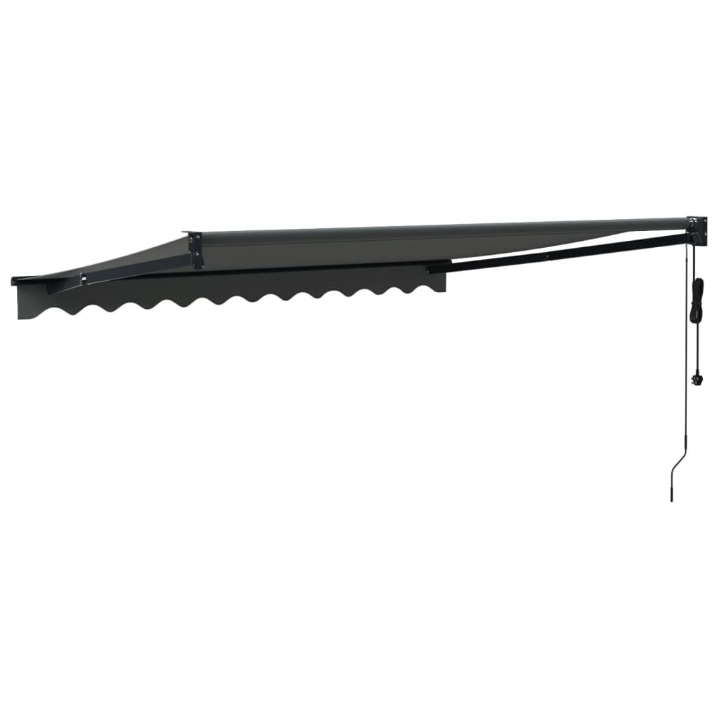Tenda Sole Automatica Retrattile Antracite 3x2,5 m