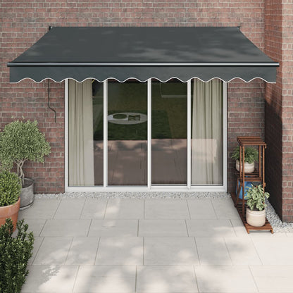 Tenda Sole Automatica Retrattile Antracite 3x2,5 m