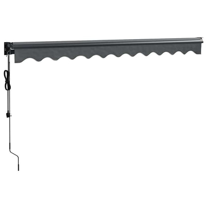 Tenda Sole Automatica Retrattile Antracite 3,5x2,5 m