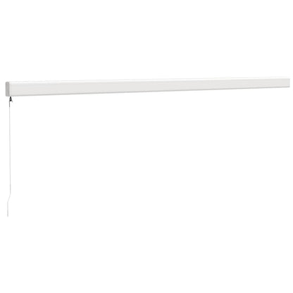 Tenda da Sole Retrattile Blu e Bianca 5x3 m Tessuto e Alluminio