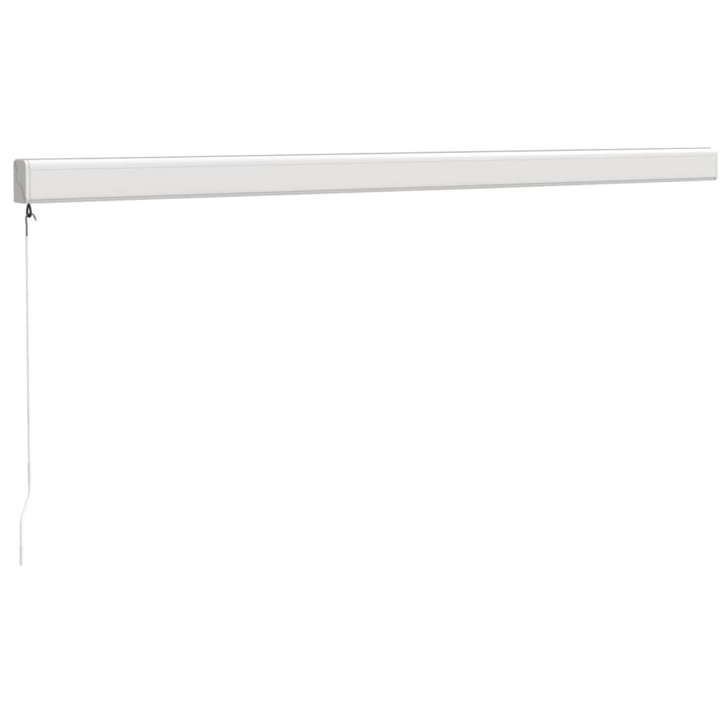 Tenda Retrattile Gialla e Bianca 4,5x3 m in Tessuto e Alluminio | homemem39