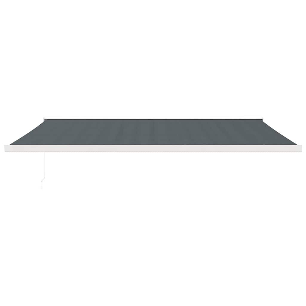 Tenda da Sole Retrattile Antracite 5x3 m in Tessuto e Alluminio | homemem39