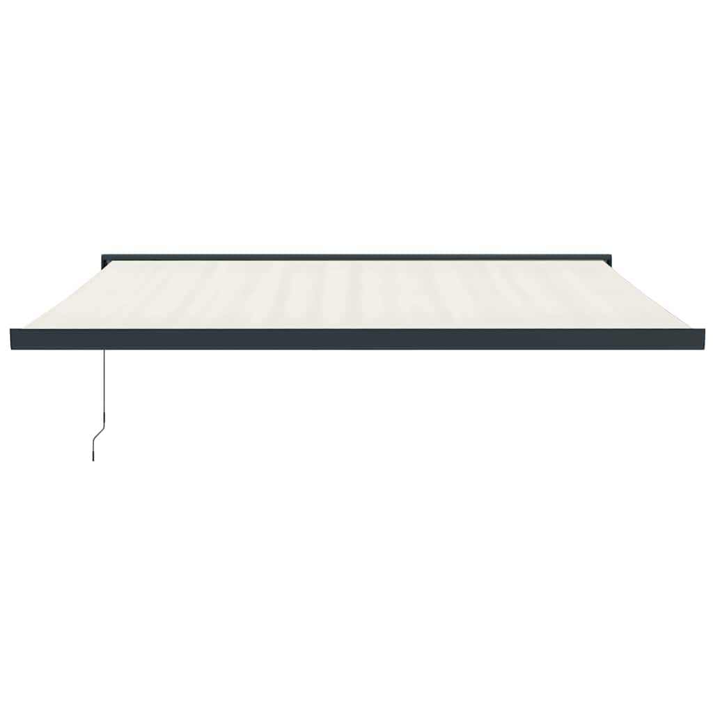 Tenda da Sole Retrattile Crema 4,5x3 m in Tessuto e Alluminio | homemem39