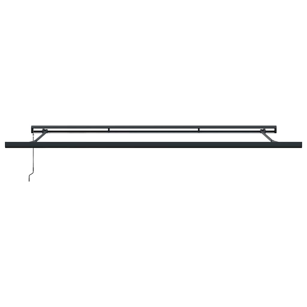 Tenda Sole Retrattile Arancione Marrone 4x3m Tessuto Alluminio | homemem39