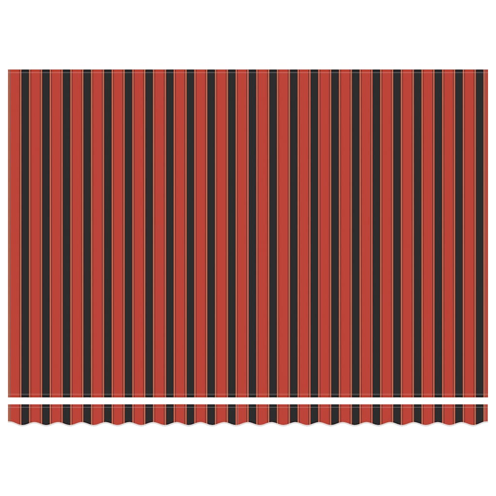 Tenda Retrattile Arancione Marrone 4,5x3 m Tessuto e Alluminio | homemem39