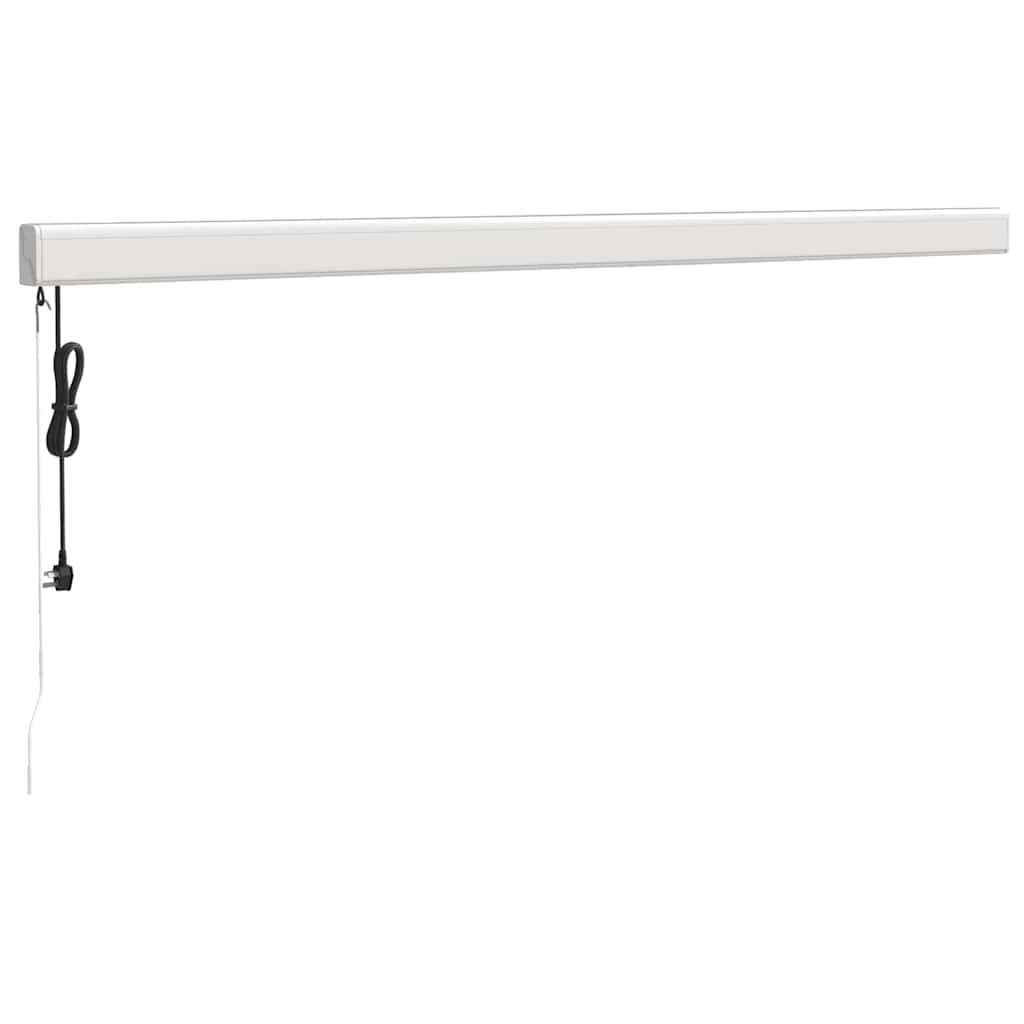 Tenda Retrattile Arancione e Marrone 4,5x3m Tessuto e Alluminio