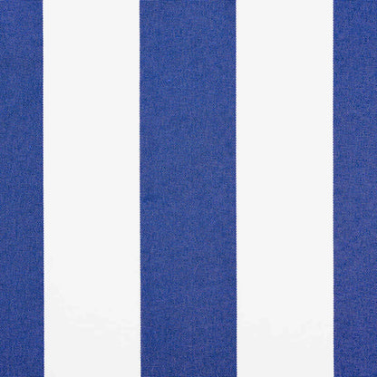 Tenda da Sole Retrattile Blu e Bianca 4x3 m Tessuto e Alluminio