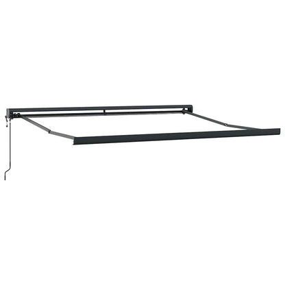 Tenda Retrattile Gialla e Bianca 3,5x2,5 m Tessuto e Alluminio