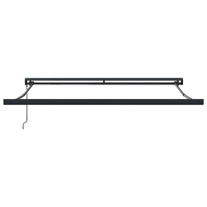 Tenda Retrattile Arancione Marrone 3,5x2,5m Tessuto e Alluminio