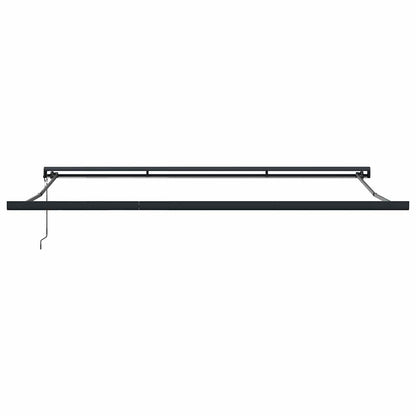 Tenda Sole Retrattile Arancione Marrone 4x3m Tessuto Alluminio