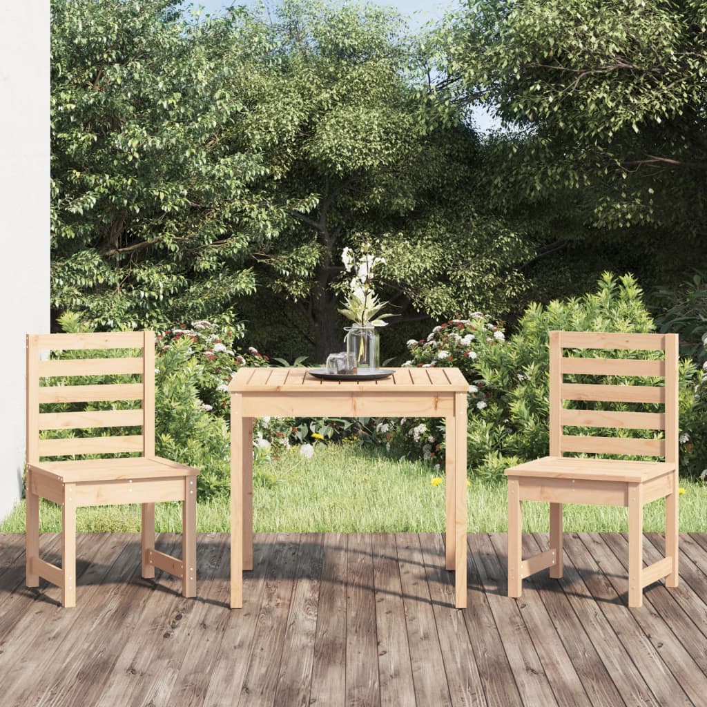 Set Bistrot da Giardino 3 pz in Legno Massello di Pino - homemem39