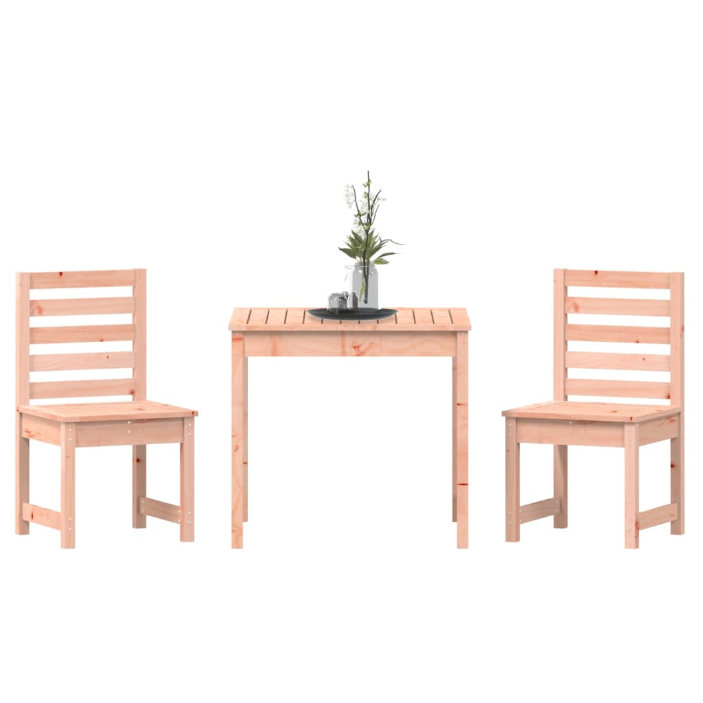 Set Bistrot da Giardino 3 pz in Legno Massello di Douglas