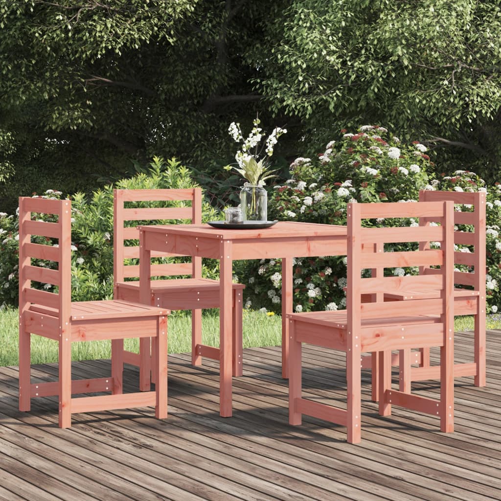 Set da Pranzo per Giardino 5 pz in Legno Massello di Douglas - homemem39