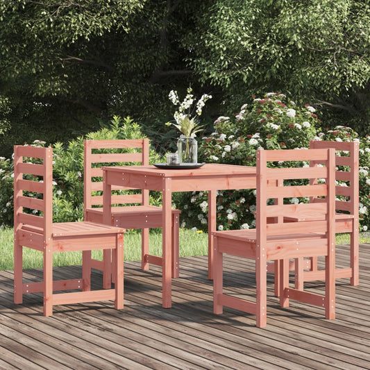 Set da Pranzo per Giardino 5 pz in Legno Massello di Douglas - homemem39