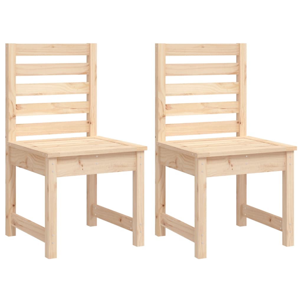 Set da Pranzo per Giardino 4 pz in Legno Massello di Pino