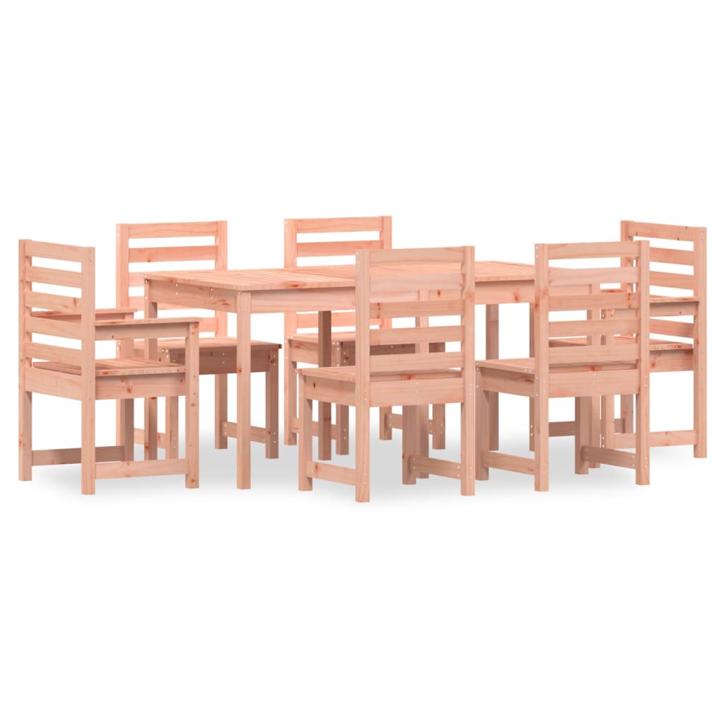 Set da Pranzo per Giardino 7 pz in Legno Massello di Douglas - homemem39