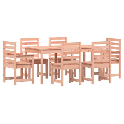 Set da Pranzo per Giardino 7 pz in Legno Massello di Douglas | homemem39