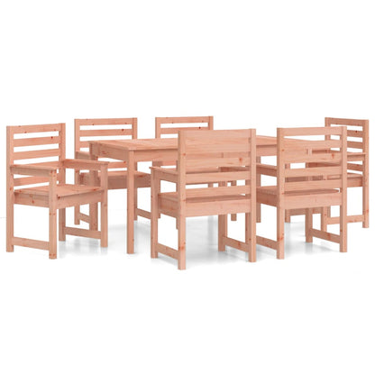 Set da Pranzo per Giardino 7 pz in Legno Massello di Douglas | homemem39