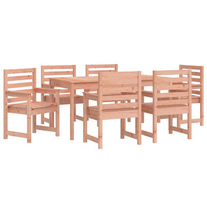 Set da Pranzo per Giardino 7 pz in Legno Massello di Douglas - homemem39
