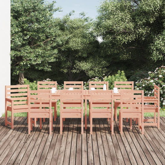 Set da Pranzo per Giardino 11 pz in Legno Massello di Douglas | homemem39