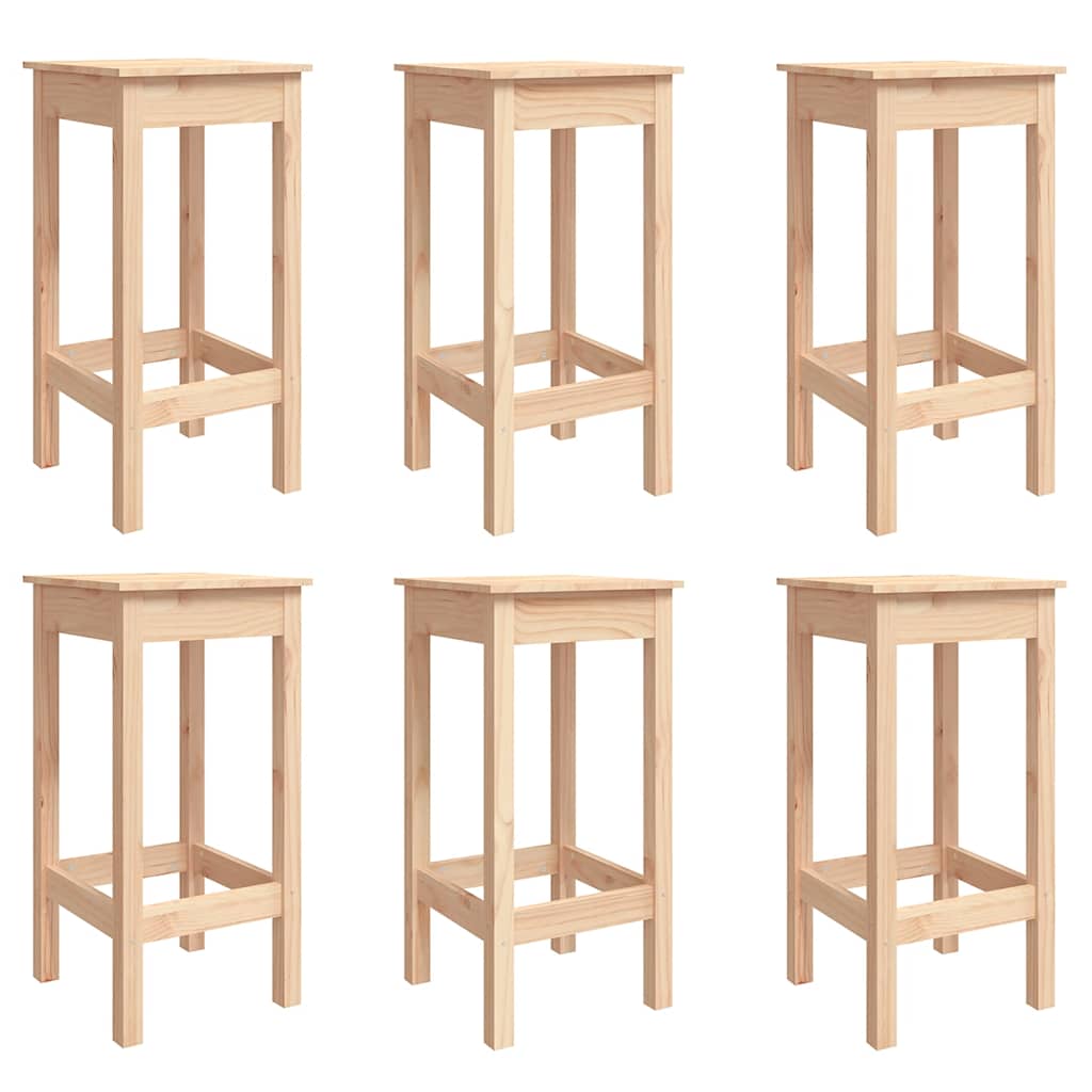 Set Bar da Giardino 7 pz in Legno Massello di Pino | homemem39
