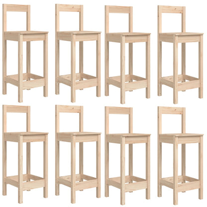 Set Bar da Giardino 9 pz in Legno Massello di Pino | homemem39