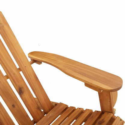 Sedia Adirondack da Giardino con Cuscini Legno Massello Acacia | homemem39