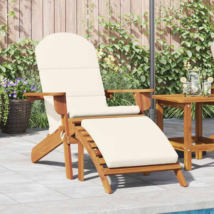 Sedia Adirondack Giardino con Poggiapiedi Legno Massello Acacia - homemem39