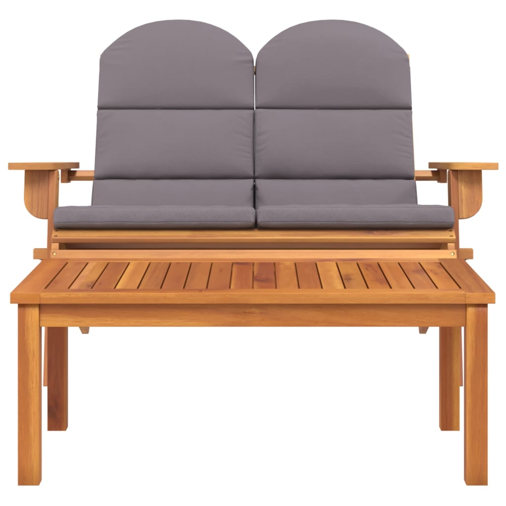 Set Salotto da Giardino Adirondack 2pz Legno Massello di Acacia | homemem39