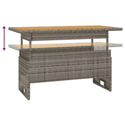 Set Divani da Giardino 3 pz con Cuscini in Polyrattan Grigio | homemem39