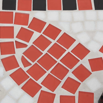 Base per Ombrellone Terracotta e Bianco Quadrata 12 kg | homemem39