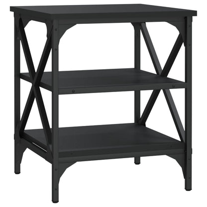 Tavolini 2 pz Neri 40x42x50 cm in Legno Multistrato - homemem39