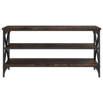 Mobile TV Rovere Fumo 100x40x50 cm in Legno Multistrato - homemem39