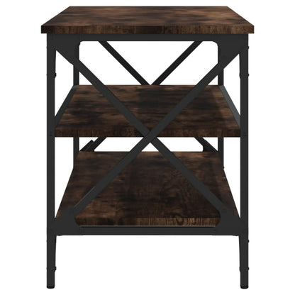 Mobile TV Rovere Fumo 100x40x50 cm in Legno Multistrato - homemem39
